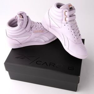 NWT Reebok Cardi B Freestyle Hi sneakers